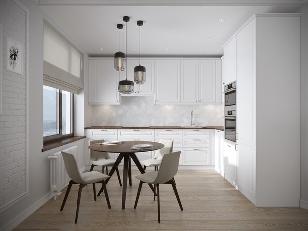 Фото из портфолио Квартира в скандинавском стиле, 70 м2 – фотографии дизайна интерьеров на INMYROOM