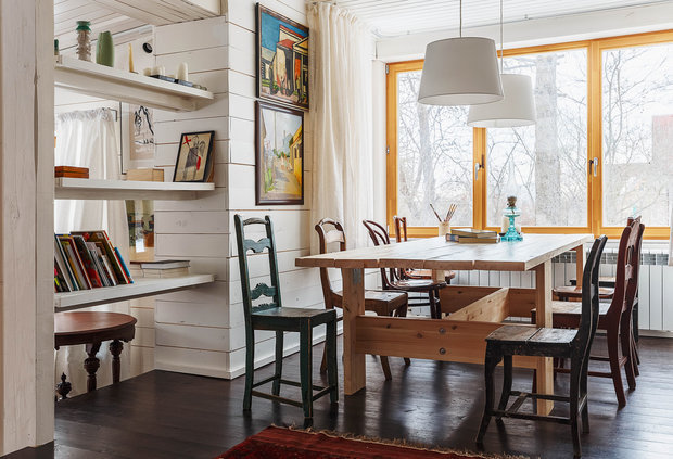 Фотография: Кухня и столовая в стиле Прованс и Кантри, Дом, Проект дня, Дача, Дом и дача, Таруса, Алексей Дунаев, Марианна Запольская – фото на INMYROOM