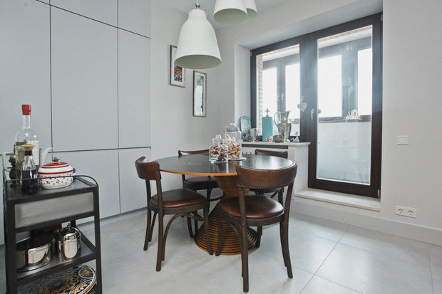 Фотография: Кухня и столовая в стиле Лофт, Квартира, Дома и квартиры, Москва – фото на INMYROOM