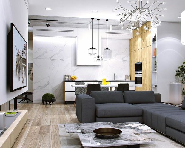 Фото из портфолио Apartment #3 – фотографии дизайна интерьеров на INMYROOM