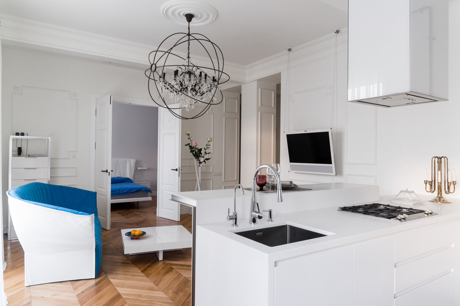 Фотография: Гостиная в стиле Скандинавский, Минимализм, Проект недели – фото на INMYROOM