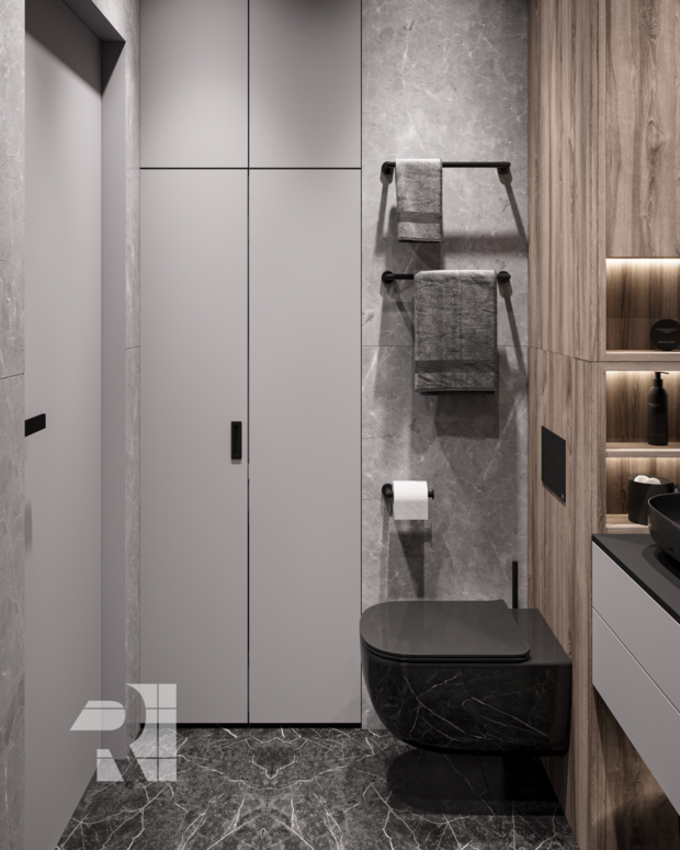 Фото из портфолио Евродвушка в современном стиле – фотографии дизайна интерьеров на INMYROOM