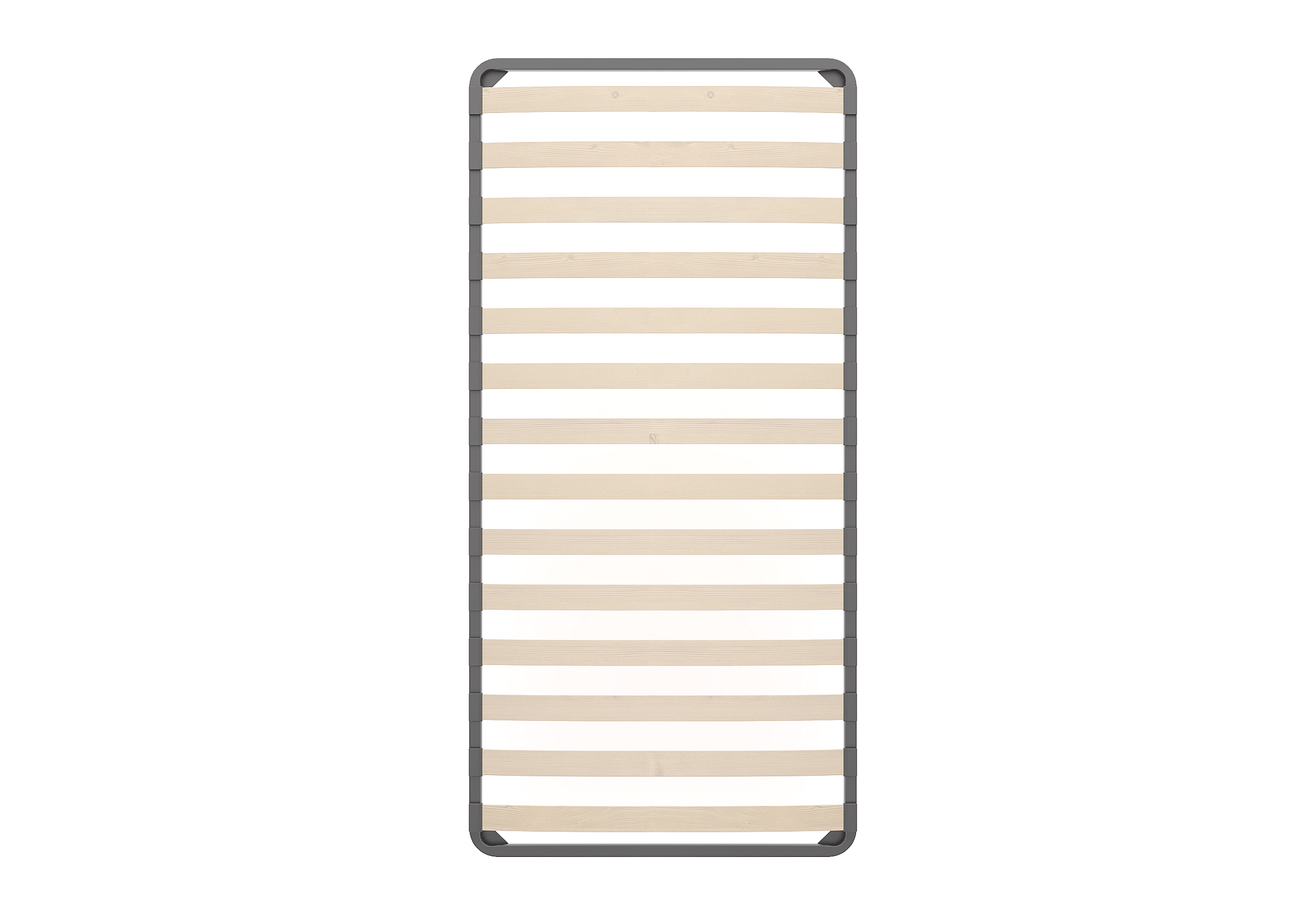 Металлическое основание 90х200 серо-бежевого цвета без ножек