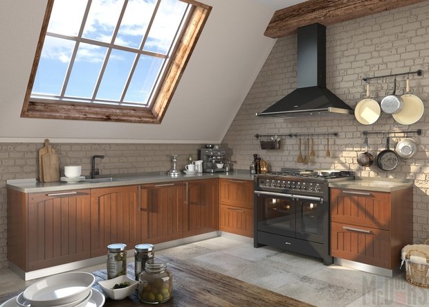 Фотография: Кухня и столовая в стиле Прованс и Кантри, Малогабаритная квартира, Советы – фото на INMYROOM