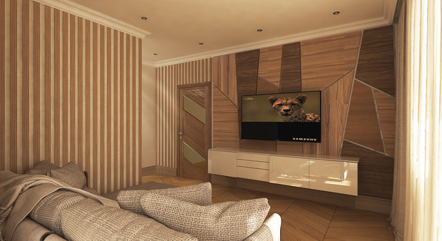 Фото из портфолио Тепло бежевых оттенков – фотографии дизайна интерьеров на INMYROOM