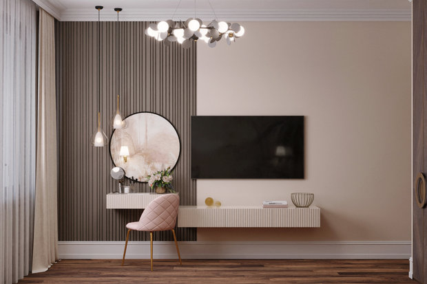 Фото из портфолио Двушка в стиле неоклассика – фотографии дизайна интерьеров на INMYROOM