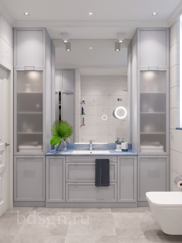 Фото из портфолио Неоклассика с трендовыми вставками в "Воронцовском парке" – фотографии дизайна интерьеров на INMYROOM