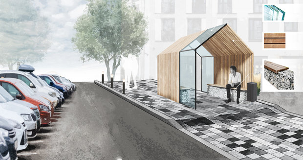 Фото из портфолио Концепция благоустройства прилегающей территории г. Москва – фотографии дизайна интерьеров на INMYROOM