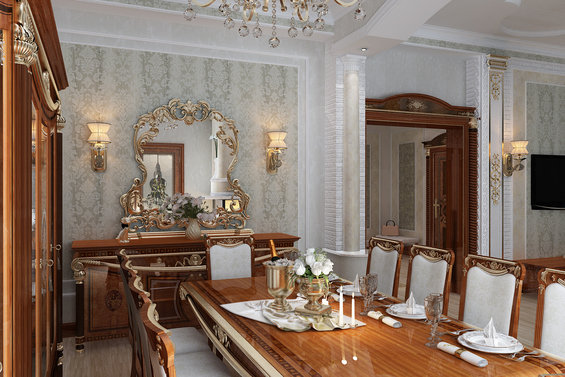 Фотография: Кухня и столовая в стиле Классический, Дом, Дома и квартиры – фото на INMYROOM