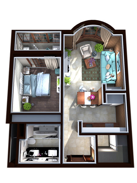 Фотография: Планировки в стиле  – фото на INMYROOM