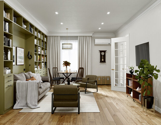 Фото из портфолио Октябрьская – фотографии дизайна интерьеров на INMYROOM