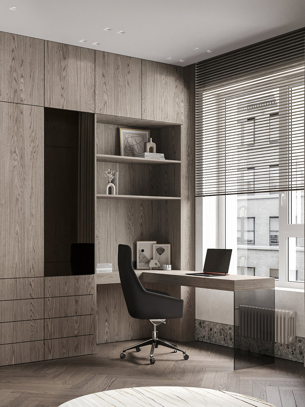 Фото из портфолио ДП Большая Почтовая, 114 м2 – фотографии дизайна интерьеров на INMYROOM