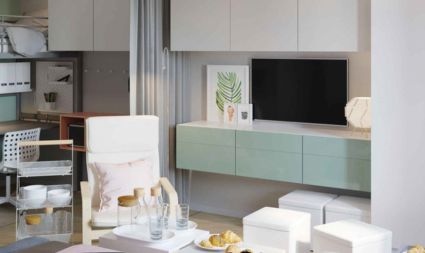 Фотография: Гостиная в стиле Скандинавский, Гид, ИКЕА, П-44 – фото на INMYROOM