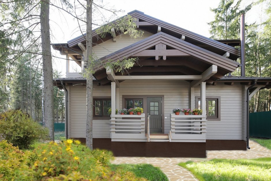 Фотография: в стиле , Прованс и Кантри, Дом, Проект недели, Московская область, дом из клееного бруса, Палекс Дизайн – фото на INMYROOM