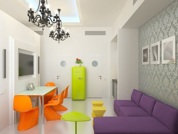 Фотография: Гостиная в стиле Эклектика – фото на INMYROOM