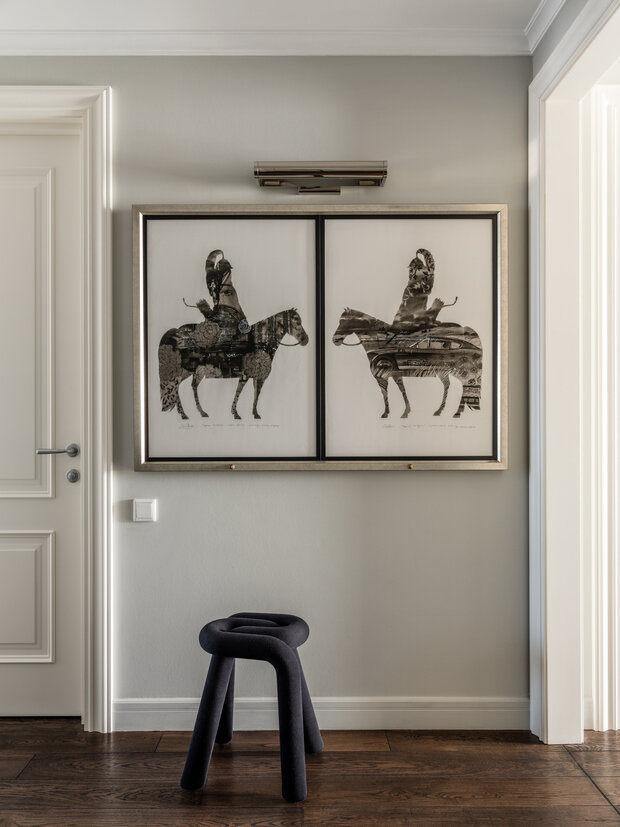 Фотография: Прихожая в стиле Классический, Современный, Эклектика, Квартира, Проект дня, Москва, 4 и больше, Более 90 метров, Татьяна Казанцева – фото на INMYROOM