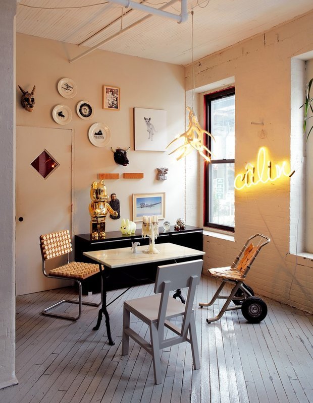 Фото из портфолио ЛОФТ в розовом обличии в Бруклине))) – фотографии дизайна интерьеров на INMYROOM