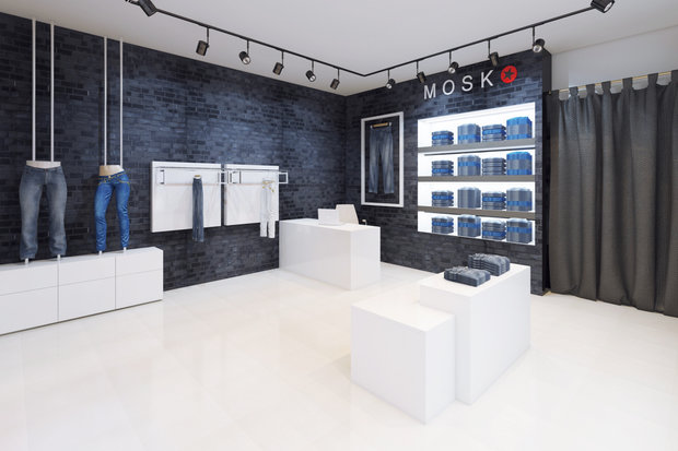 Фото из портфолио Бутик Mosca Jeans – фотографии дизайна интерьеров на INMYROOM