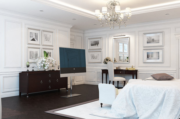 Фото из портфолио Светлая классика – фотографии дизайна интерьеров на INMYROOM