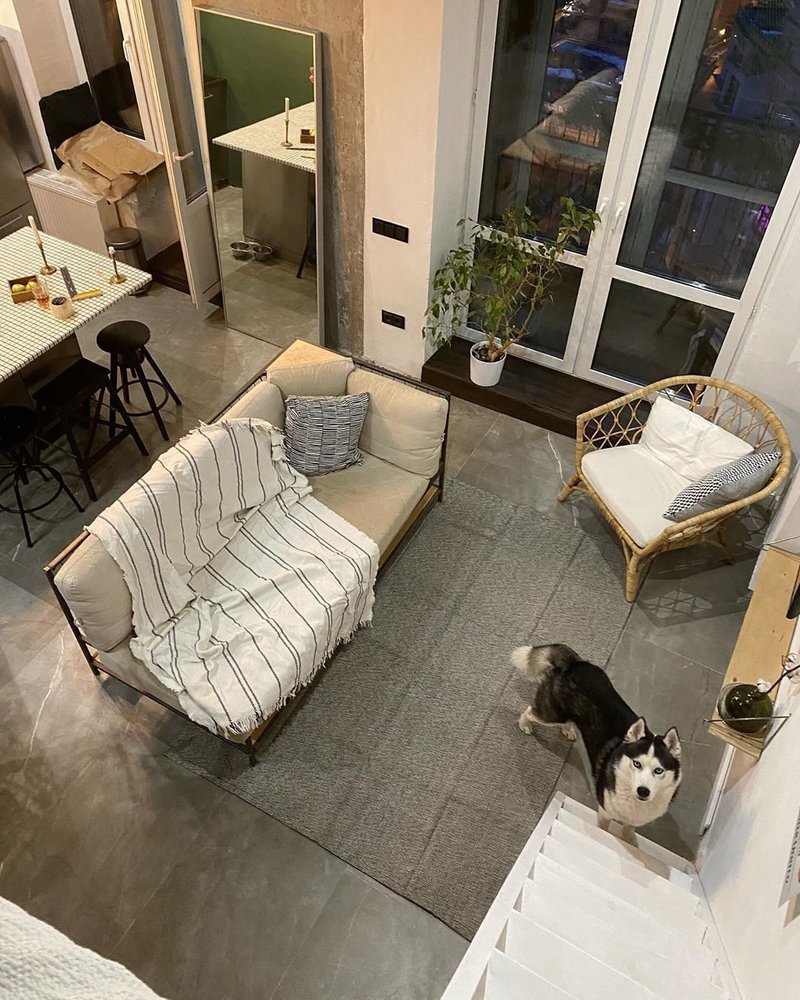 Фотография: Гостиная в стиле Лофт, #каксэкономить – фото на INMYROOM Фотография: Гостиная в стиле Лофт, #каксэкономить – фото на INMYROOM