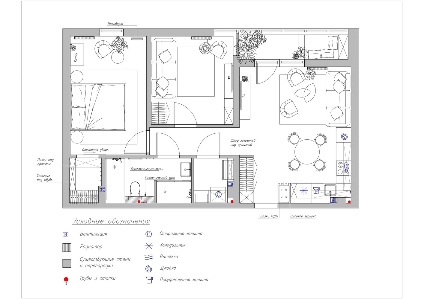 Фотография: Планировки в стиле , Скандинавский, Современный, Квартира, Проект недели, 3 комнаты, 60-90 метров, Тюмень, Yarko Home, Денис Рыжков, Надежда Яркова – фото на INMYROOM Фотография: Планировки в стиле , Скандинавский, Современный, Квартира, Проект недели, 3 комнаты, 60-90 метров, Тюмень, Yarko Home, Денис Рыжков, Надежда Яркова – фото на INMYROOM