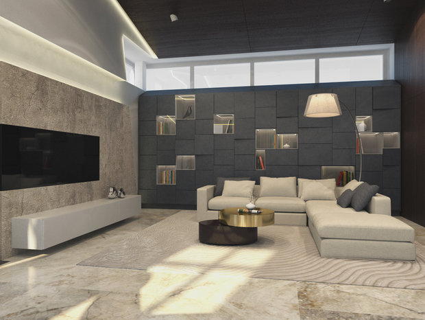 Фото из портфолио Проект загородного дома 310 кв.м. в поселке Подмосковные вечера – фотографии дизайна интерьеров на INMYROOM