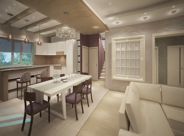 Фото из портфолио Частный дом. Вознесение – фотографии дизайна интерьеров на INMYROOM