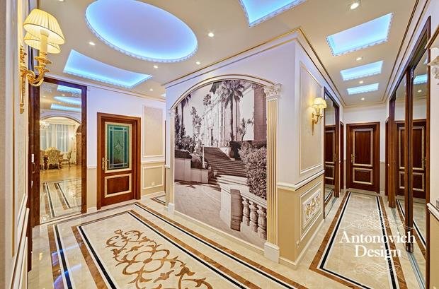 Фото из портфолио Дизайн квартиры в стиле неоклассика от Елены Антонович – фотографии дизайна интерьеров на InMyRoom.ru