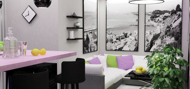 Фото из портфолио Two level apartment – фотографии дизайна интерьеров на INMYROOM
