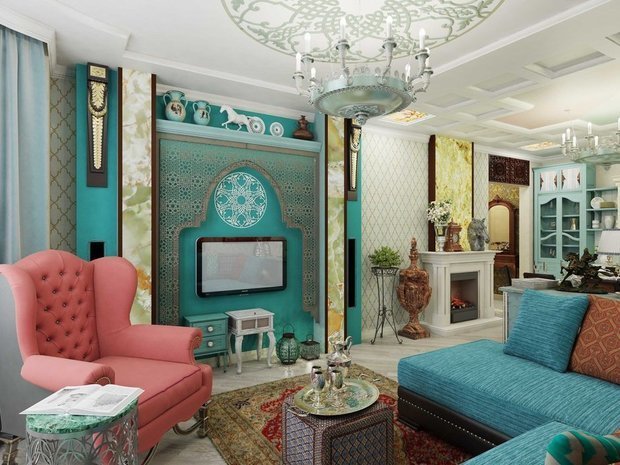 Фотография: Гостиная в стиле Восточный, Прованс и Кантри, Классический, Скандинавский, Квартира, Дом, Декор, Советы, Минимализм, Дача, Эко, энциклопедия_декор – фото на INMYROOM
