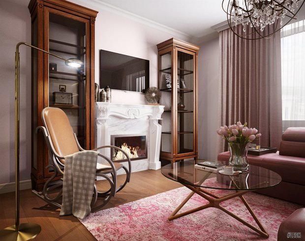 Фото из портфолио Kolokolniy 73 м. – фотографии дизайна интерьеров на INMYROOM