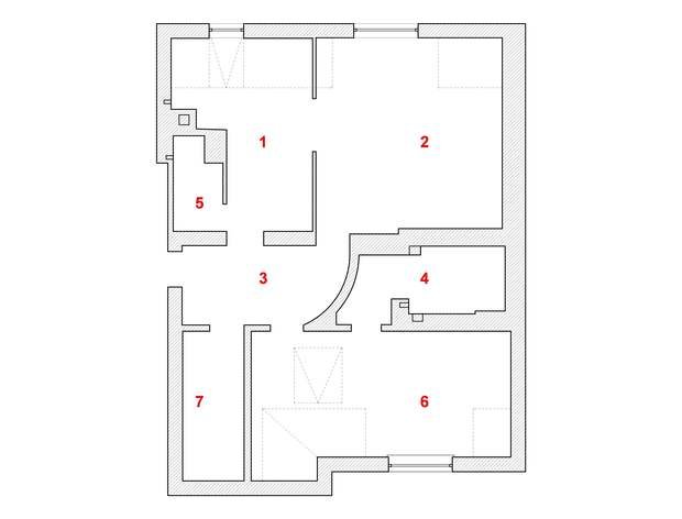 Фотография: Планировки в стиле , Квартира, Дома и квартиры – фото на INMYROOM