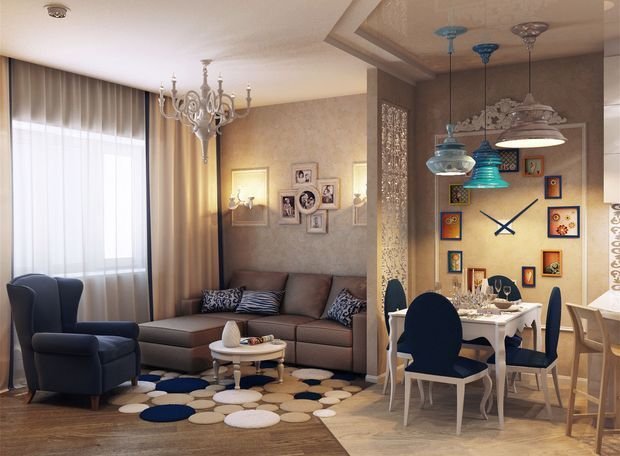 Фотография: Гостиная в стиле Эклектика, Декор интерьера, Квартира, Дом – фото на INMYROOM