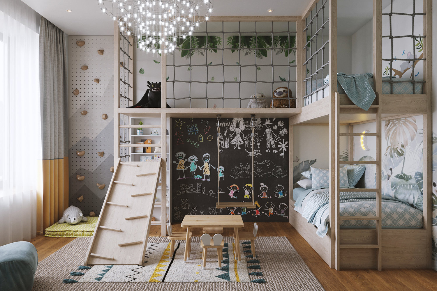 Фотография: Детская в стиле Современный, Восточный, Квартира, Проект недели, Москва, Эко, 3 комнаты, 60-90 метров, Дарья Фидоренко – фото на INMYROOM Фотография: Детская в стиле Современный, Восточный, Квартира, Проект недели, Москва, Эко, 3 комнаты, 60-90 метров, Дарья Фидоренко – фото на INMYROOM