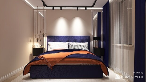 Фото из портфолио Спальня | Томск | 2023 – фотографии дизайна интерьеров на INMYROOM
