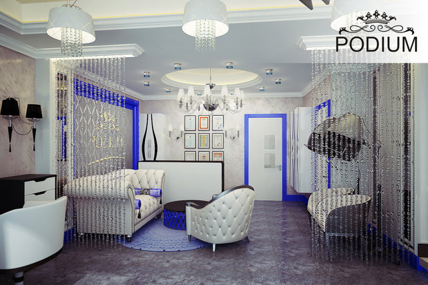 Фото из портфолио Салон красоты в гламурном стиле – фотографии дизайна интерьеров на INMYROOM