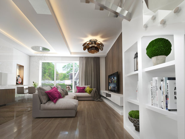 Фото из портфолио Таунхаус "Изысканность" – фотографии дизайна интерьеров на INMYROOM