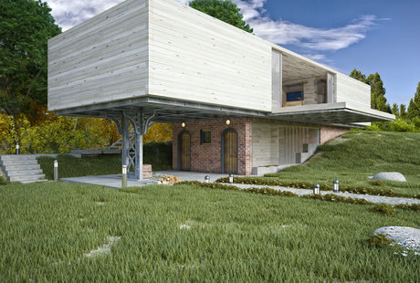 Wooden house