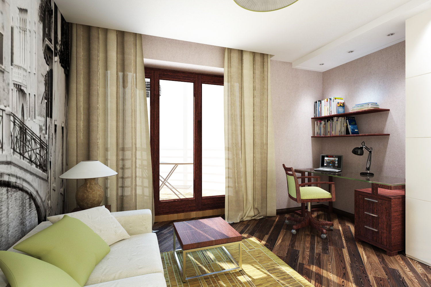 Фото из портфолио В Экостиле проект квартиры – фотографии дизайна интерьеров на INMYROOM Фото из портфолио В Экостиле проект квартиры – фотографии дизайна интерьеров на INMYROOM