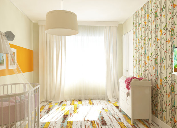 Фото из портфолио Квартира в теплых тонах - Детская комната – фотографии дизайна интерьеров на INMYROOM