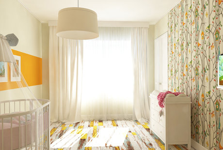 Квартира в теплых тонах - Детская комната
