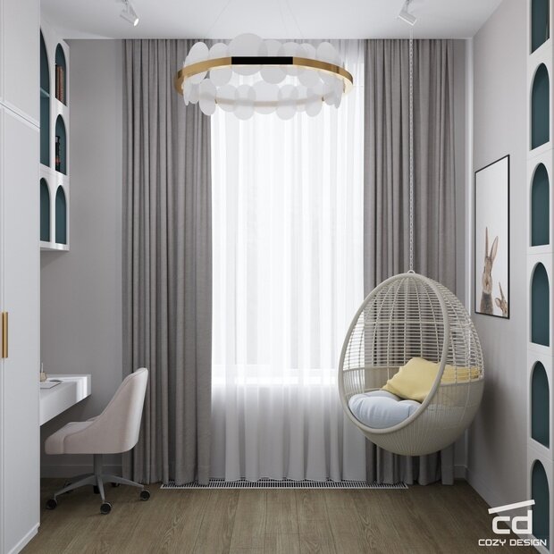 Фото из портфолио Квартира 66м2 в Москве – фотографии дизайна интерьеров на INMYROOM