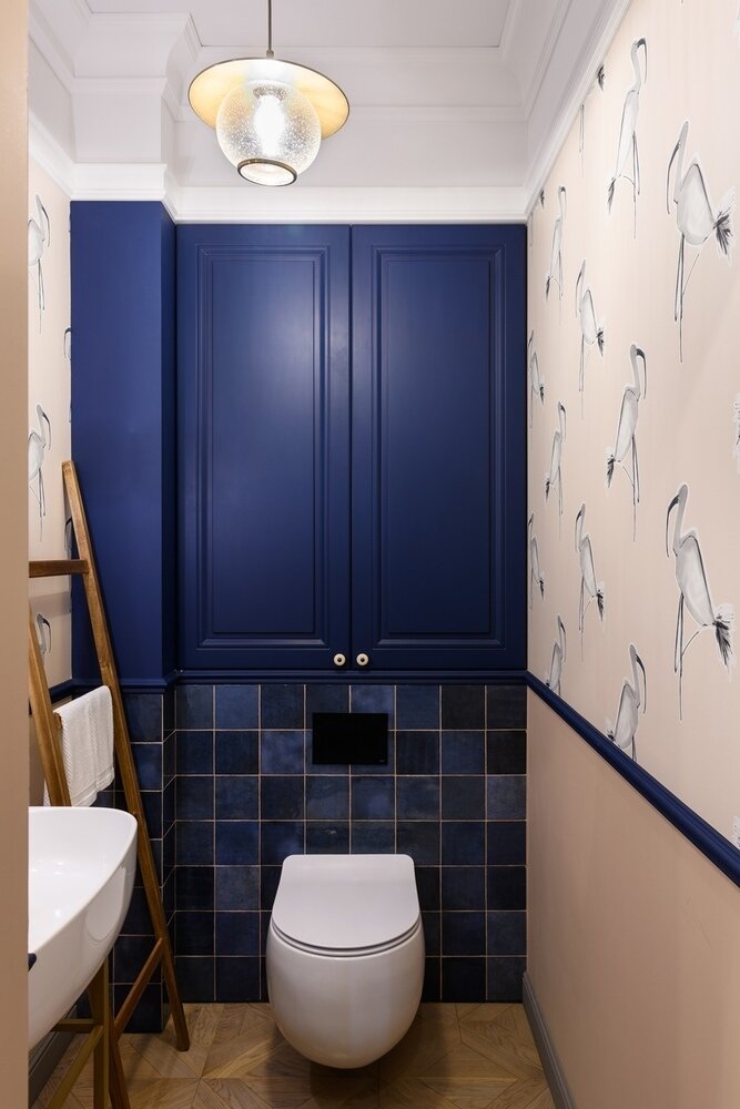 Фотография: Ванная в стиле Современный, Эклектика, Квартира, Проект недели, Новосибирск, 3 комнаты, 60-90 метров, Анастасия Каширская, Анна Бузик – фото на INMYROOM