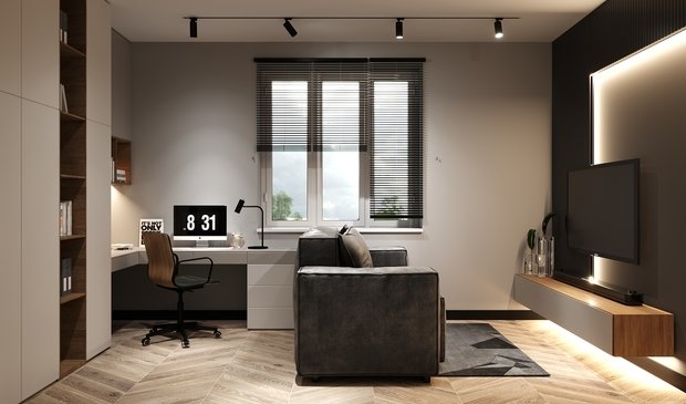 Фото из портфолио Кабинет – фотографии дизайна интерьеров на INMYROOM