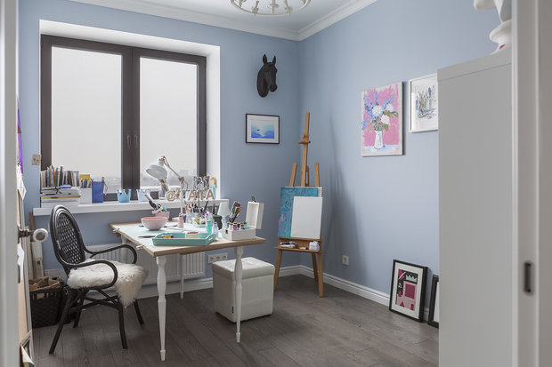 Фотография: Кабинет в стиле Эклектика, Гид, Герой InMyRoom, ремонт своими руками, ошибки в оформлении малогабаритки, ошибки в ремонте – фото на INMYROOM