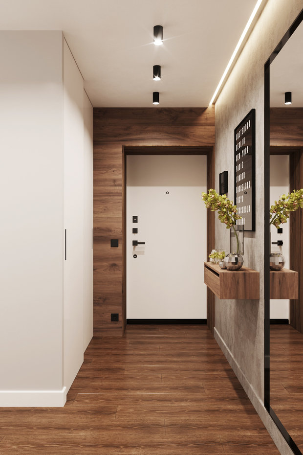 Фото из портфолио Квартира для молодой семьи – фотографии дизайна интерьеров на INMYROOM