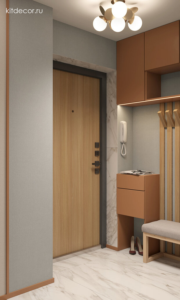 Фото из портфолио Коралловые акценты – фотографии дизайна интерьеров на INMYROOM