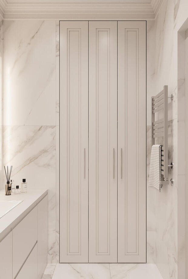 Фото из портфолио Дизайн-проект квартиры в ЖК «Shagal» в стиле современная классика – фотографии дизайна интерьеров на INMYROOM