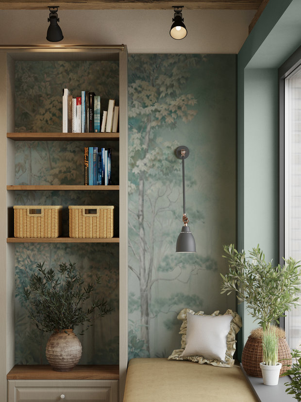Фотография: Кабинет в стиле Прованс и Кантри, Дом, Проект дня, Дом и дача, 3 комнаты, Более 90 метров, Астраханская область, Николай Рогожников, Антон Сорокин – фото на INMYROOM
