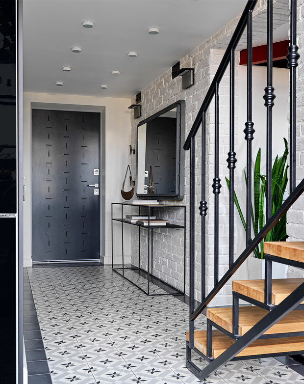 Фотография: Прихожая в стиле Лофт, Эклектика, Квартира, Проект недели, Москва, Макс Жуков, ToTaste Studio, 4 и больше, Более 90 метров – фото на INMYROOM